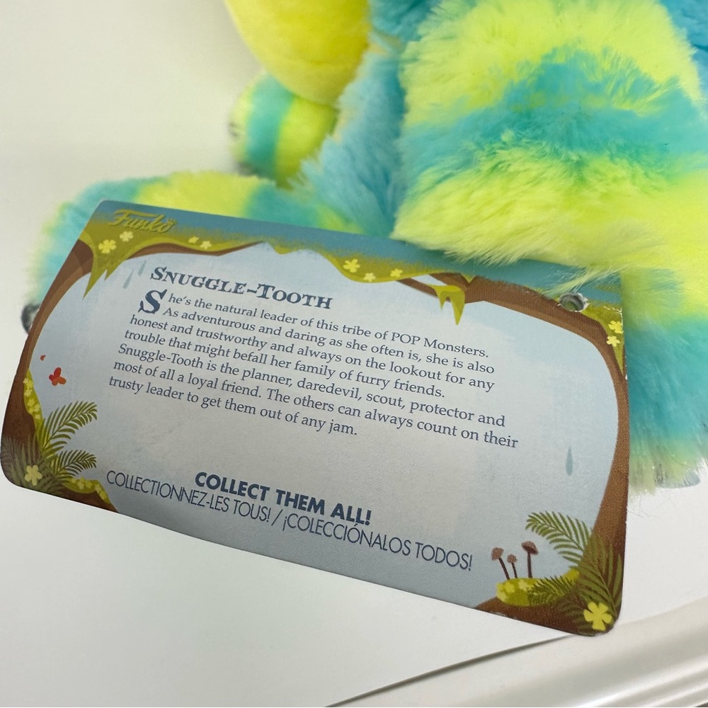 Funko Wetmore Forest Snuggle Tooth Plush Spring Edition Stuffed Animal Colorful - Picture 8 of 9